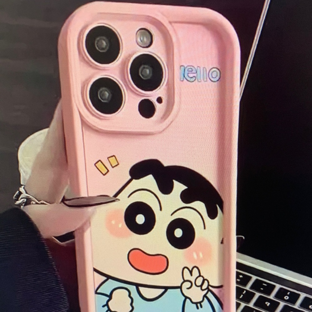 Cute Cartoon Character Pink Phone Case